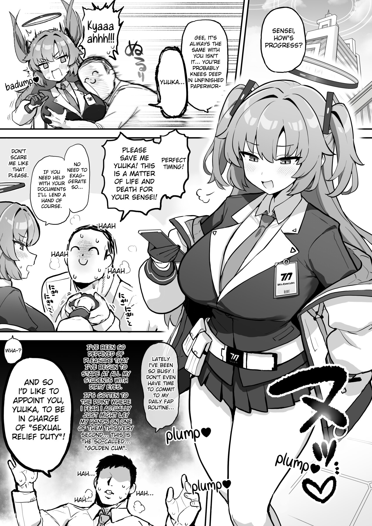 hentai manga Plump Seminar Instant Dick & Ball-Draining Breeding Routine~